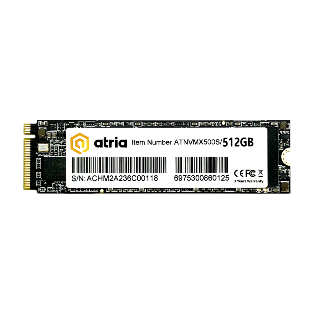 Накопичувач SSD M.2 2280 512GB X500S ATRIA (ATNVMX500S/512) - зображення 1