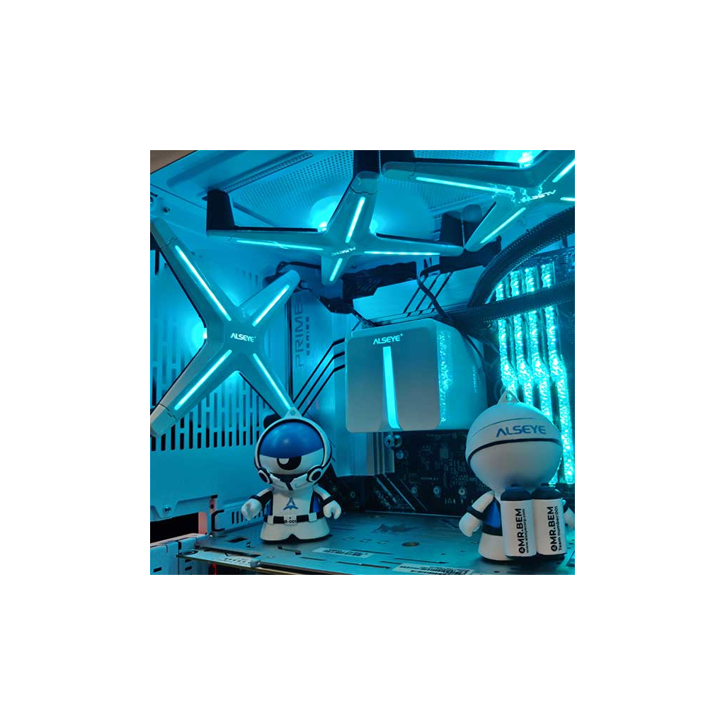 Кулер до корпусу Alseye X12 (Gray Push) (AS.04.03.0022) - зображення 2