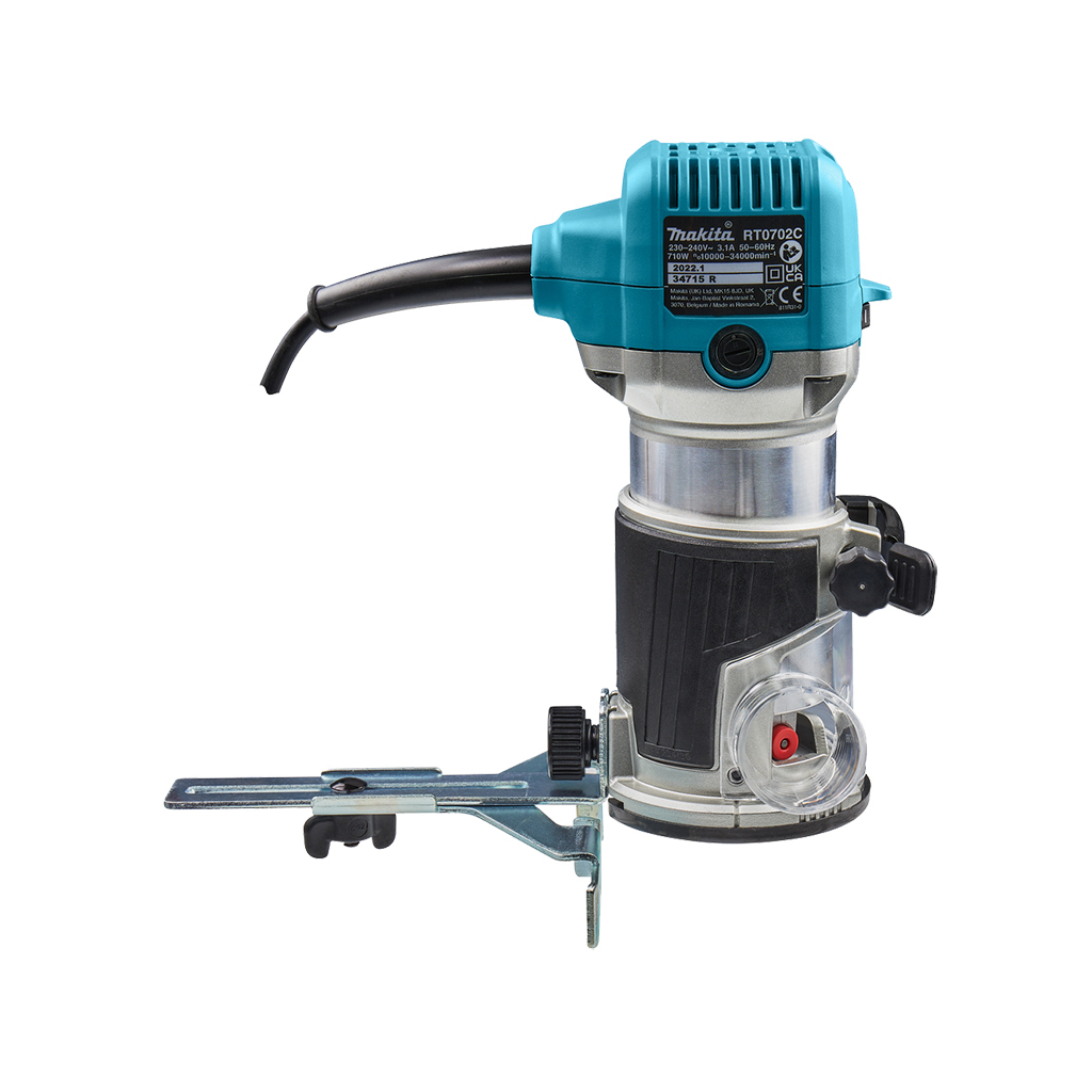 Фрезер Makita RT0702CX2 710ВТ, цанга 6 та 8мм, 10000-34000об/хв (RT0702CX2) - изображение 6