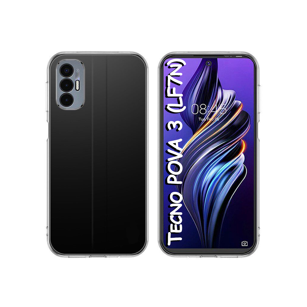 Чохол до мобільного телефона BeCover Tecno POVA 3 (LF7n) Transparancy (708660) - зображення 2