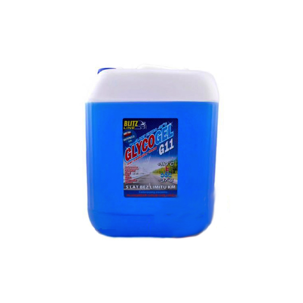 Антифриз Blitz Line Glycogel G11 ready-mix -37C син, 10л (11кг.) (28882) - зображення 1