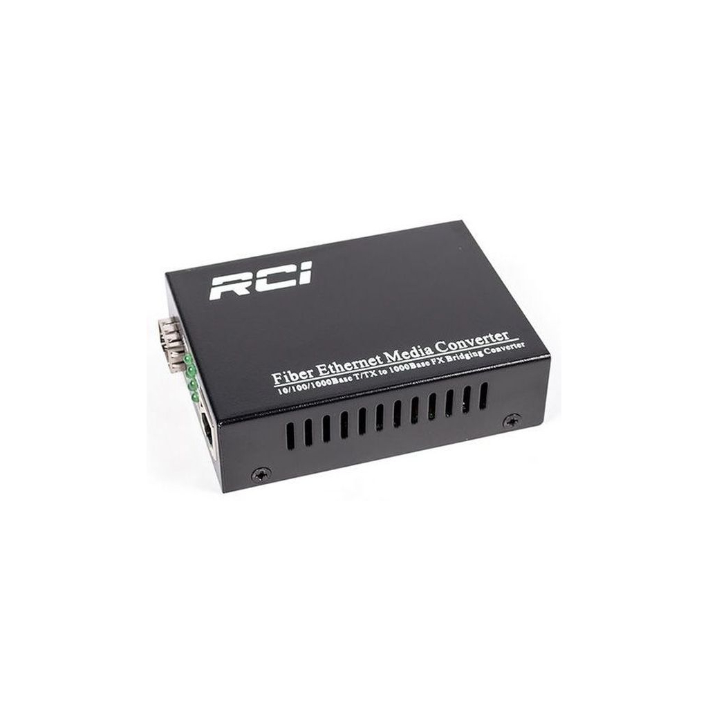 Медіаконвертер RCI 1G, SFP slot, RJ45, standart size metal case (RCI300S-G) - зображення 4
