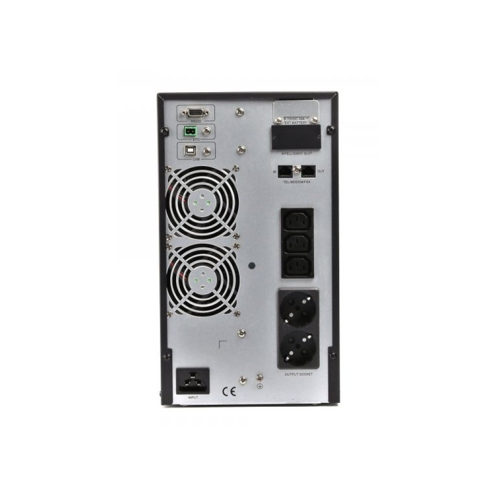 Пристрій безперебійного живлення EnerGenie EG-UPSO-3000 3000VA 2700W (EG-UPSO-3000) - зображення 2
