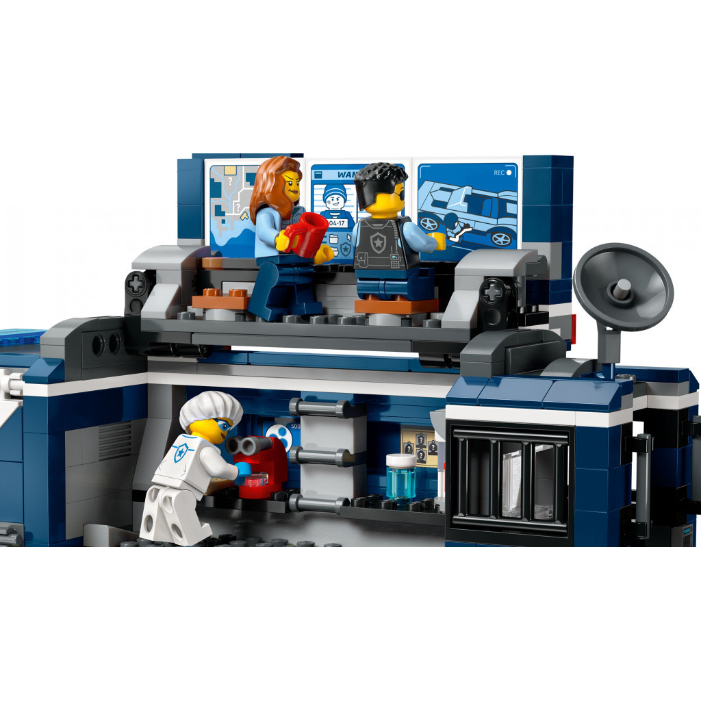 Конструктор LEGO City Пересувна поліцейська криміналістична лабораторія 674 деталей (60418) - зображення 5