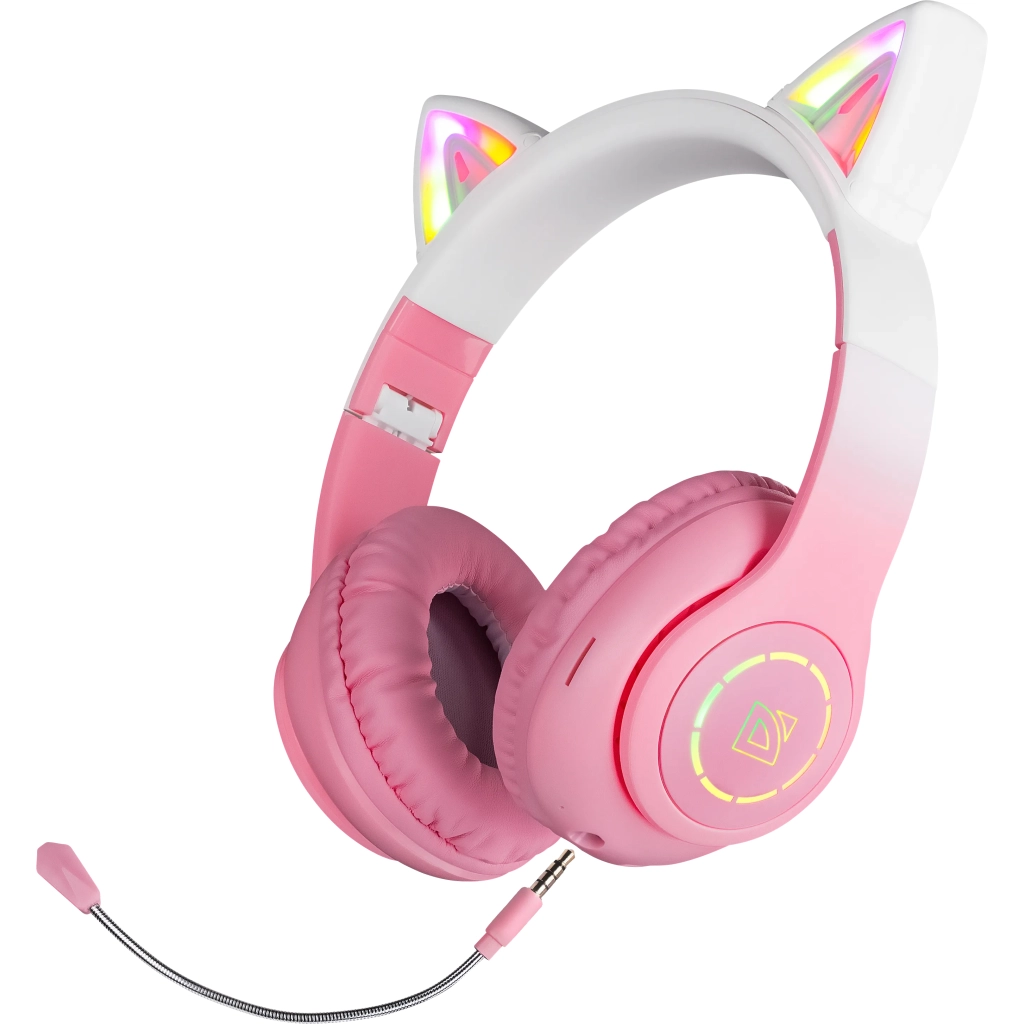 Навушники Defender FreeMotion B505 Bluetooth LED Pink (63505) - зображення 2