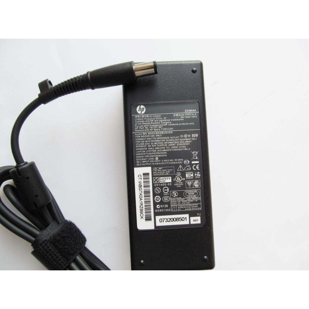 Блок живлення до ноутбуку HP 90W 19.5V, 4.62A, 7.4/5.1(pin inside) (PPP014L-S / A40273) - зображення 2