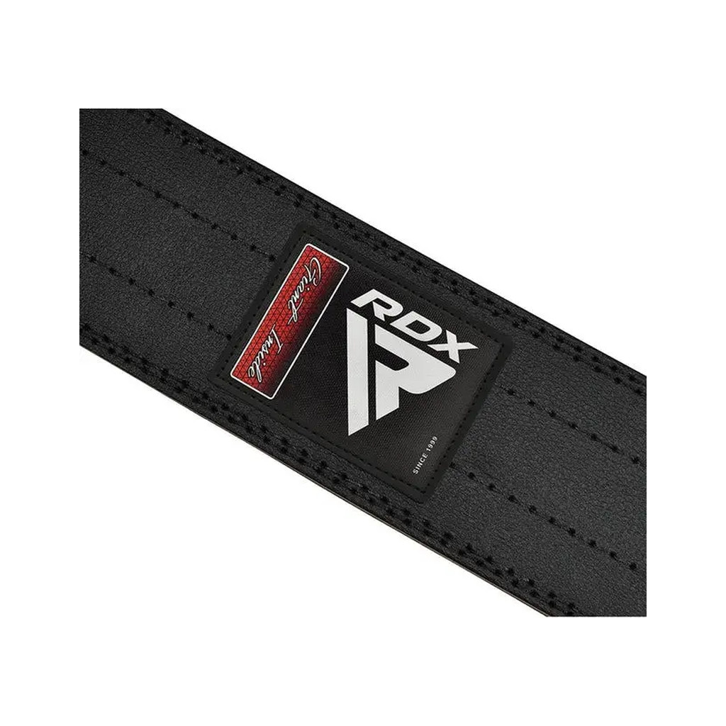 Атлетичний пояс RDX для пауерліфтингу RD1 шкіряний Black XL (WPB-RD1B-XL) - изображение 4