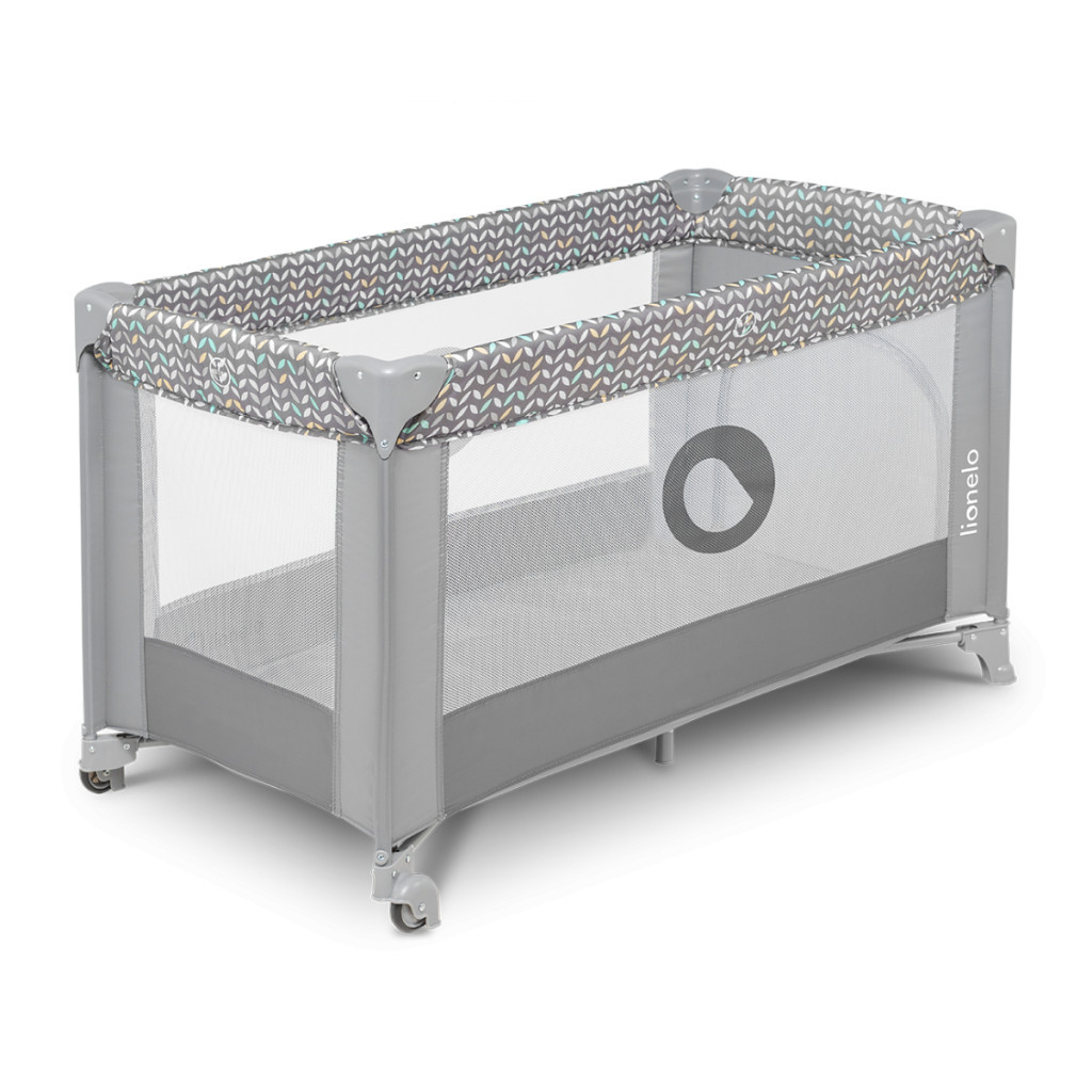Дитячий манеж Lionelo Stefi Grey Concrete Multicolor (LO-STEFI GREY CONCRETE MULTICOLOR) - зображення 3