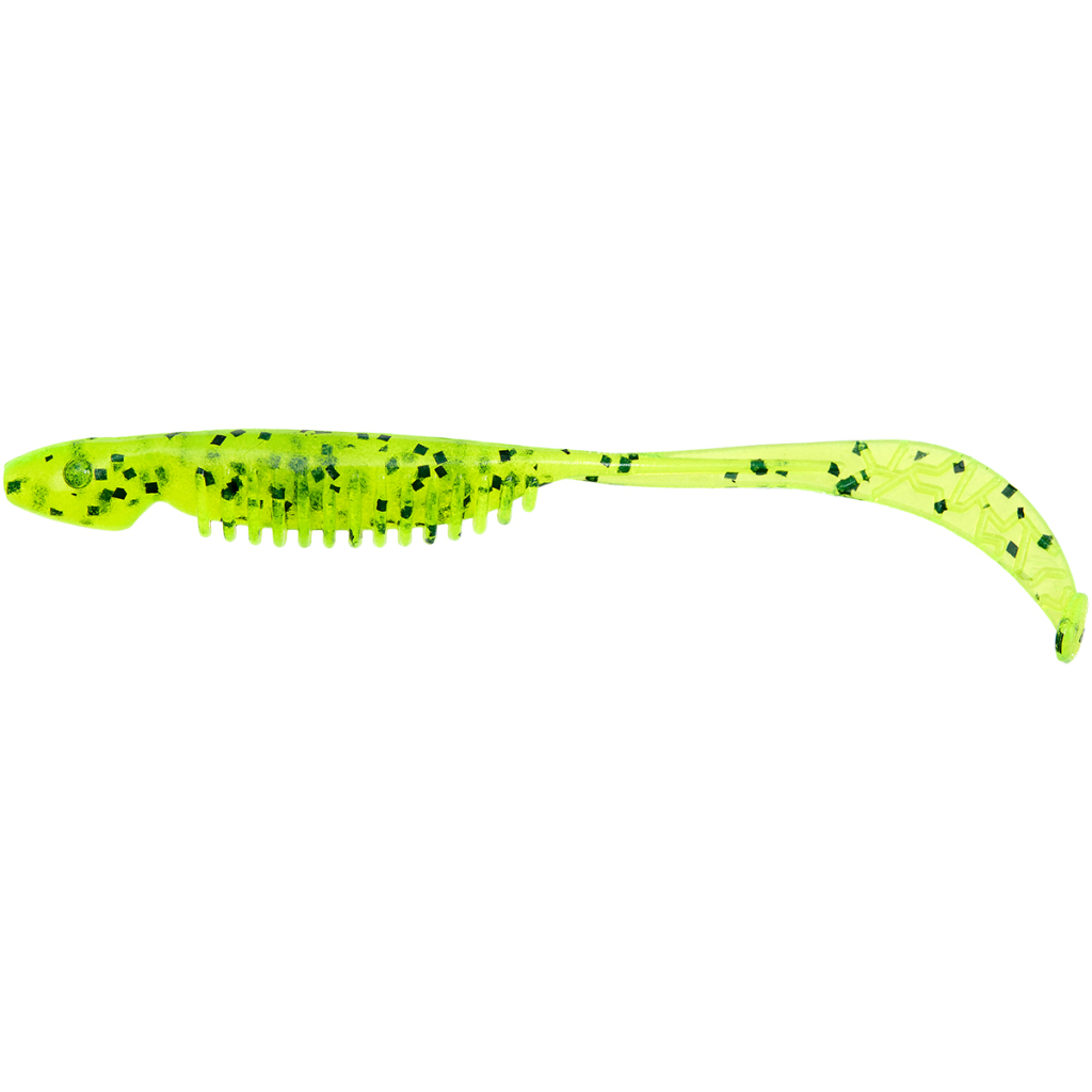 Силікон рибальський Reins Curly Shad 3.5" 419 Chart Pepper (14 шт/уп.) (1552.09.03) - зображення 1