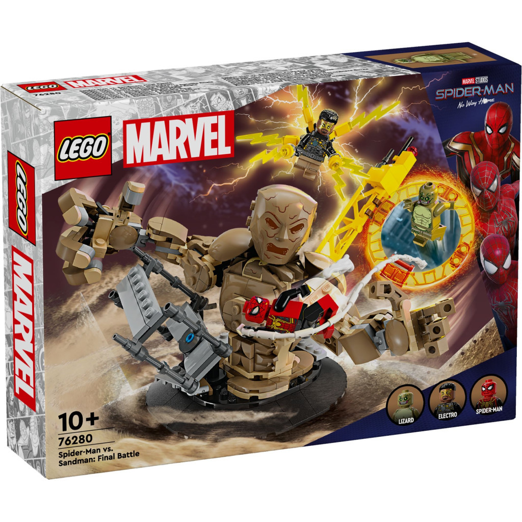 Конструктор LEGO Super Heroes Людина-Павук vs. Піщана людина: Вирішальна битва 347 деталей (76280) - зображення 1