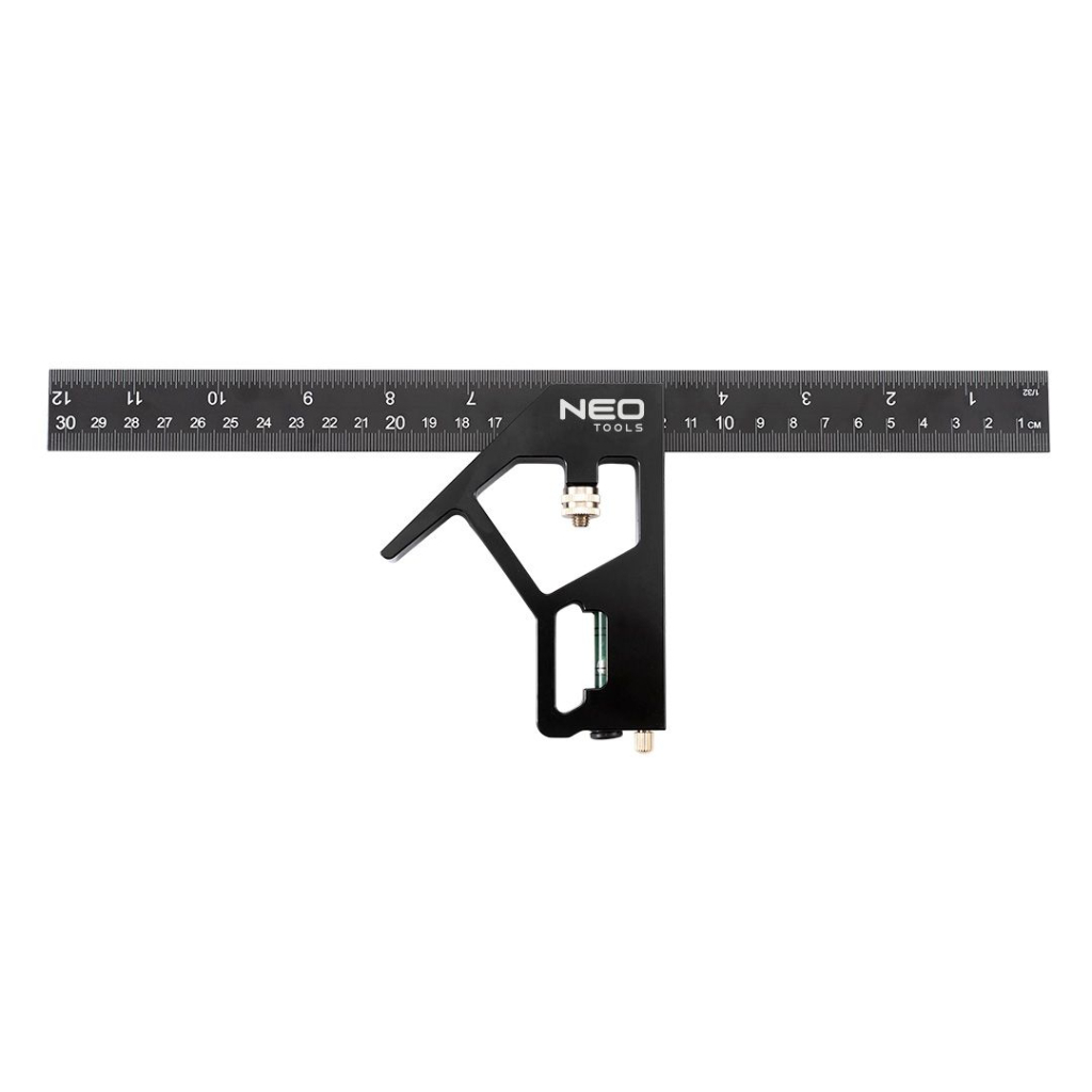 Косинець Neo Tools алюміній, 30 см, рукоятка з високою точністю нахилу (72-127) - зображення 1