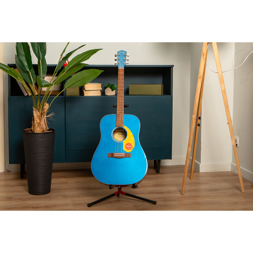 Гітара акустична Fender CD-60S Blue Pearl w/Yellow Pickguard (236278) - изображение 7