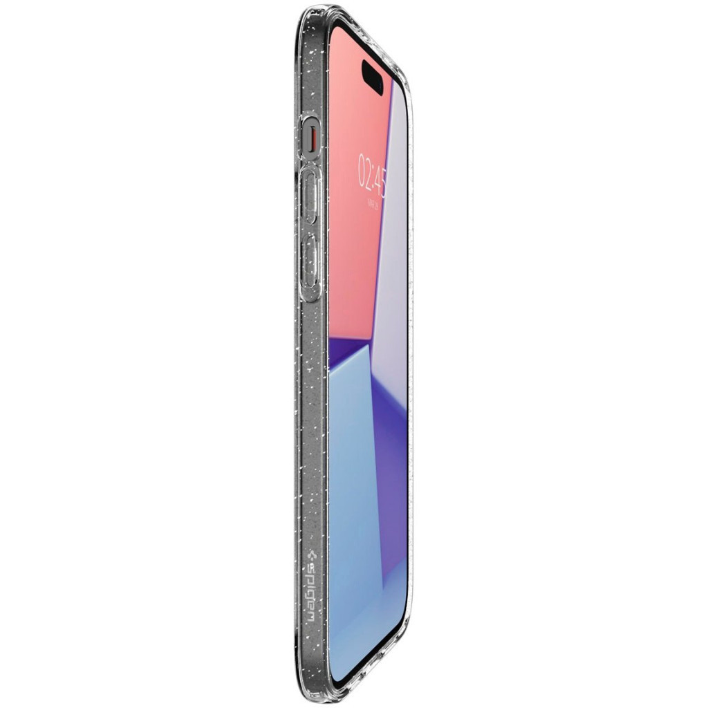 Чохол до мобільного телефона Spigen Apple iPhone 15 Liquid Crystal Glitter Crystal Quartz (ACS06788) - изображение 3