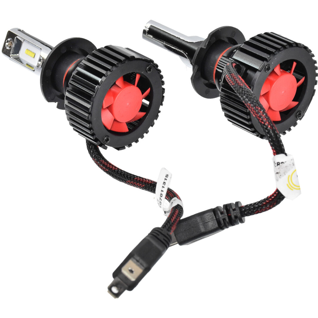 Автолампа SOLAR H7 12/24V 6500K 8000Lm 60W ZES Chip (8307) - зображення 2