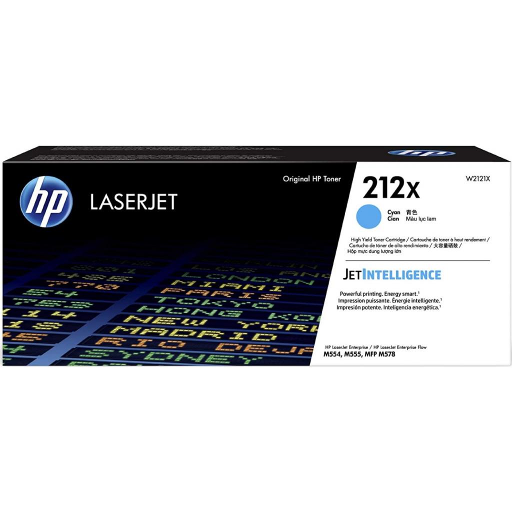 Картридж HP CLJ  212X Cyan 10K (W2121X) - зображення 1