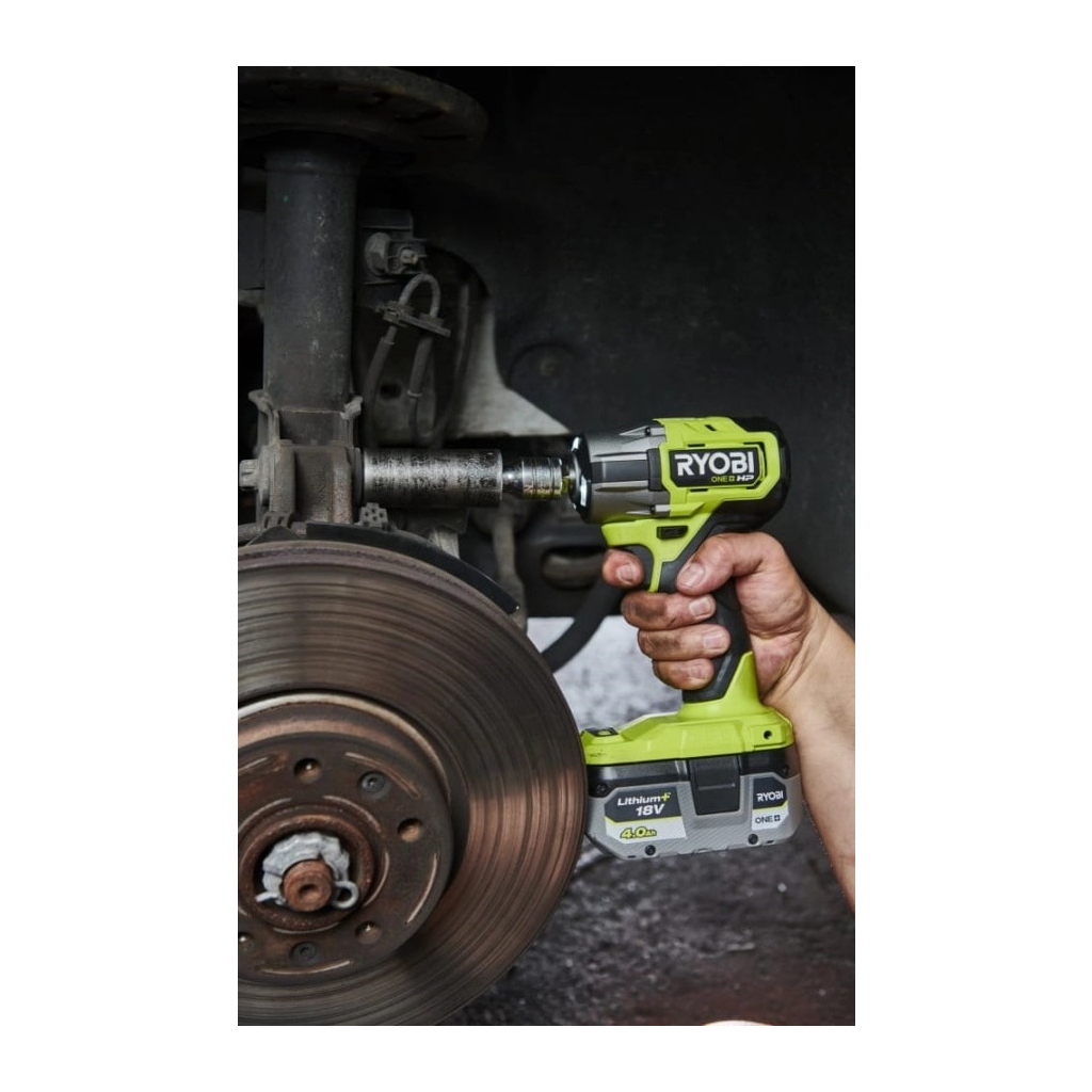 Гайковерт Ryobi ударний ONE+ HP RIW18C-0 18V, 2800об/х,в 450Нм, 1/2"m 4 швидкості (без АКБ та ЗП) (5133005898) - изображение 12