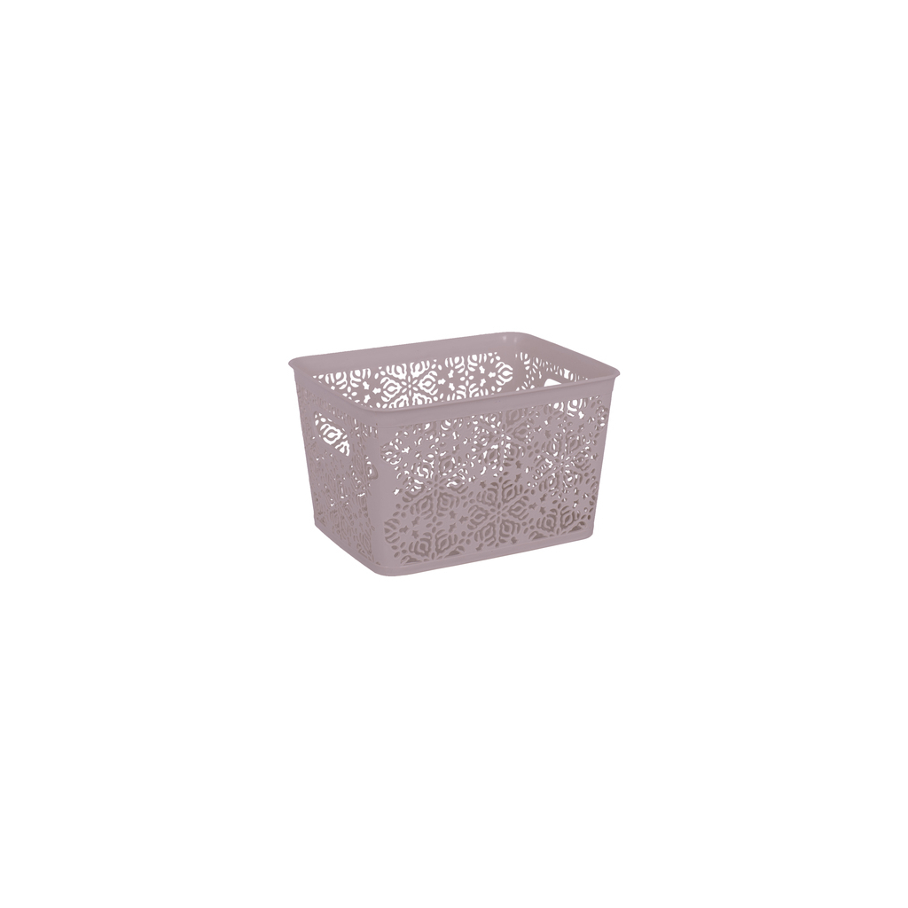Кошик для зберігання Violet House 0502 2 Ажур Powder 7 л (0502 2 Ажур PW б/кр. 7 л) - изображение 1