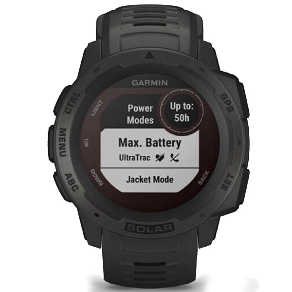 Смарт-годинник Garmin Instinct Solar, Graphite (010-02293-00) - зображення 8