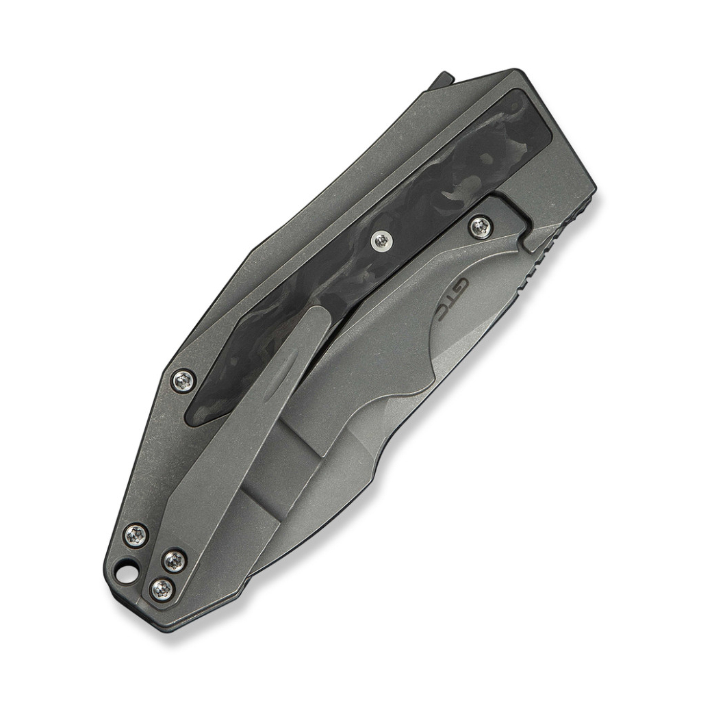Ніж Weknife Coral, Stonewash, титан/Carbon Fiber (WE24044-2) - зображення 8