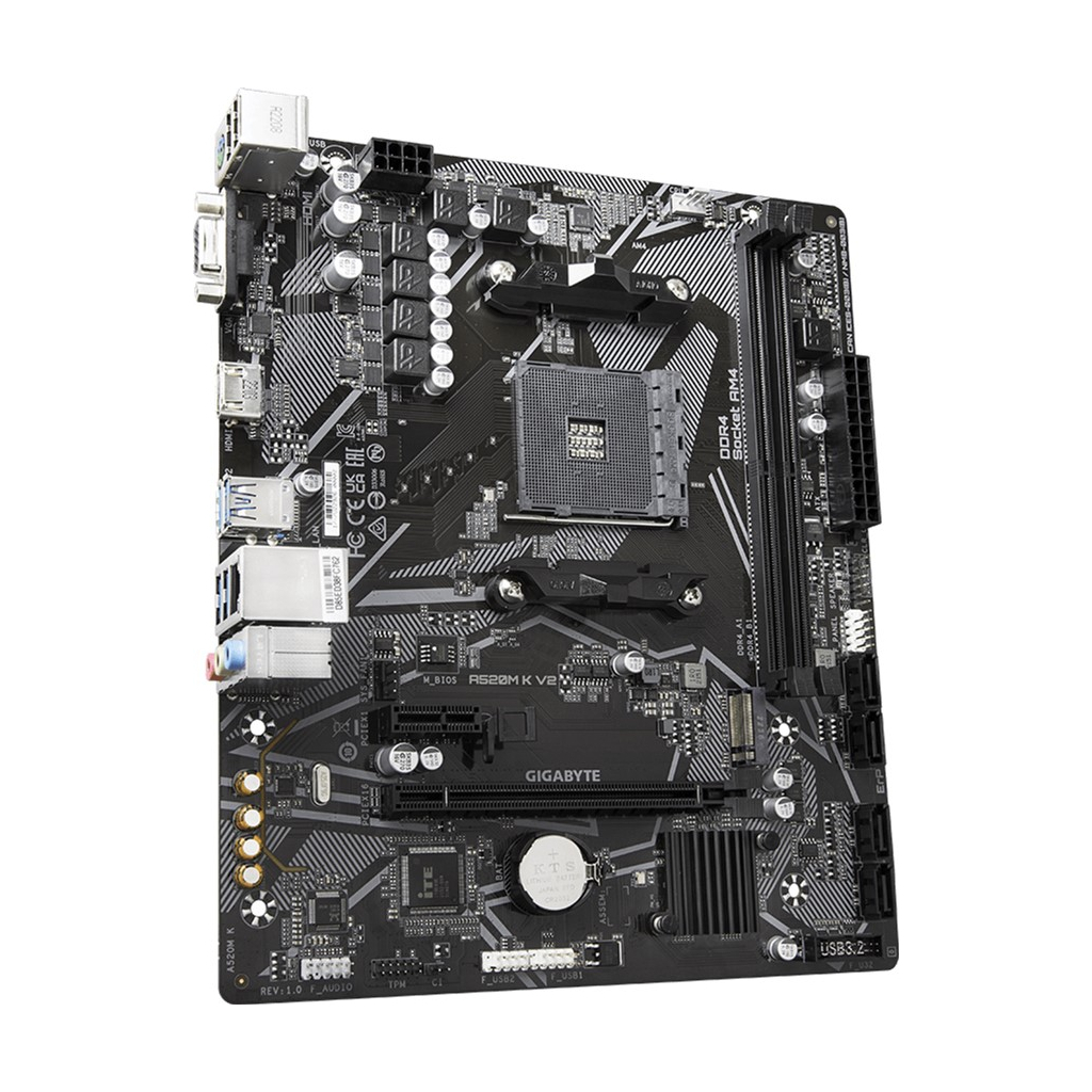 Материнська плата GIGABYTE A520M K V2 - зображення 2