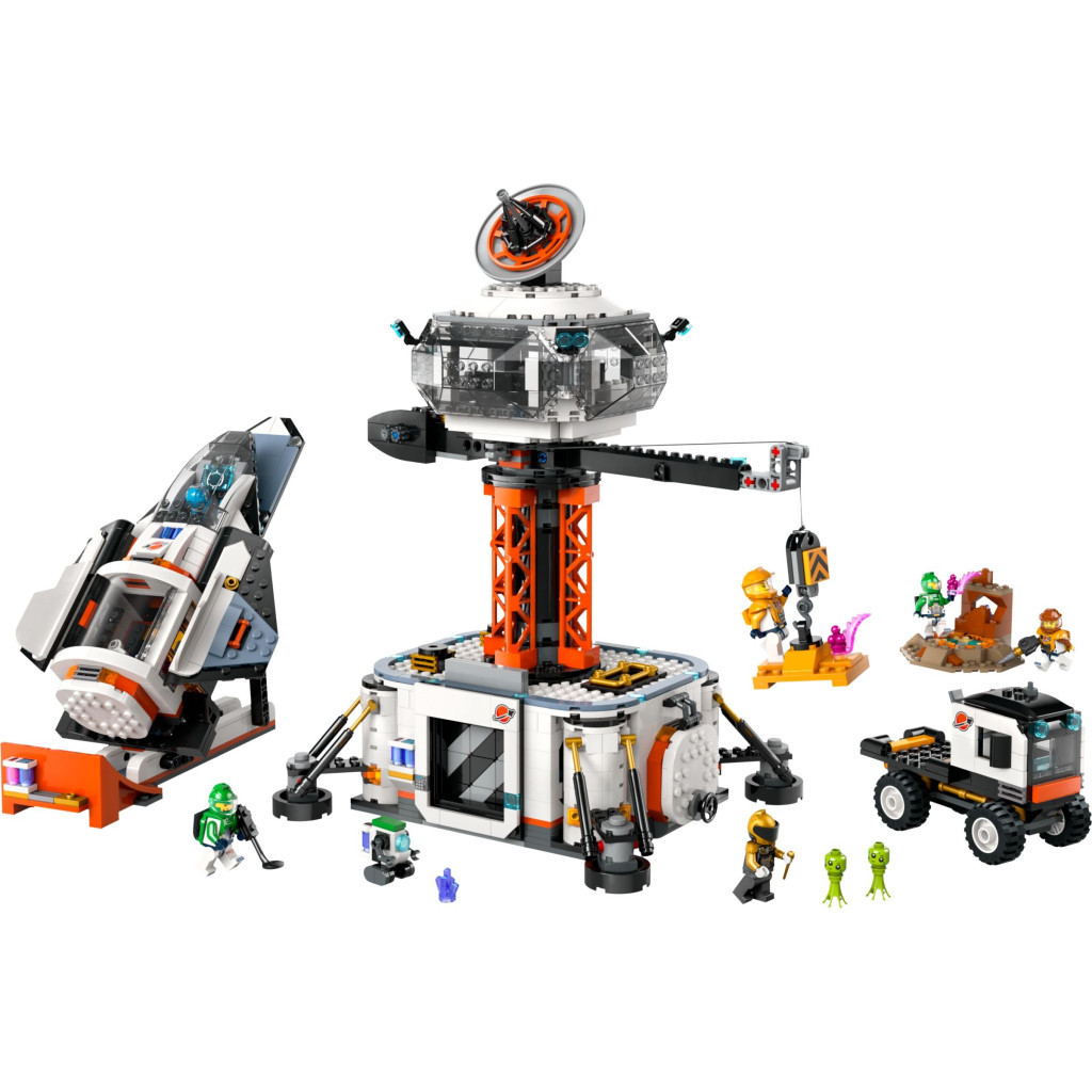 Конструктор LEGO City Космічна база й стартовий майданчик для ракети 1422 деталей (60434) - зображення 2
