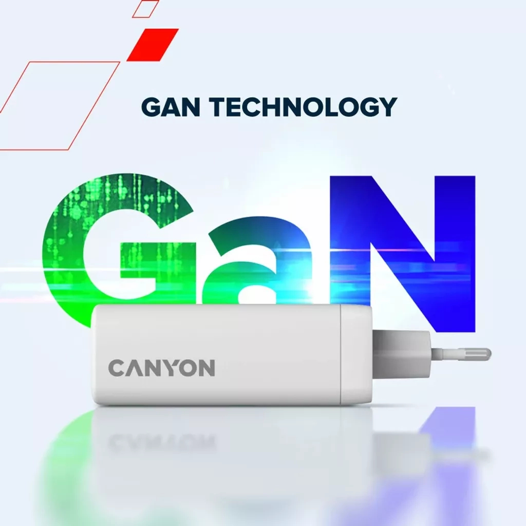 Зарядний пристрій Canyon CU140ACC GaN 150W 3xPD 1xQC EU White (CNS-CUW140ACC) - изображение 6
