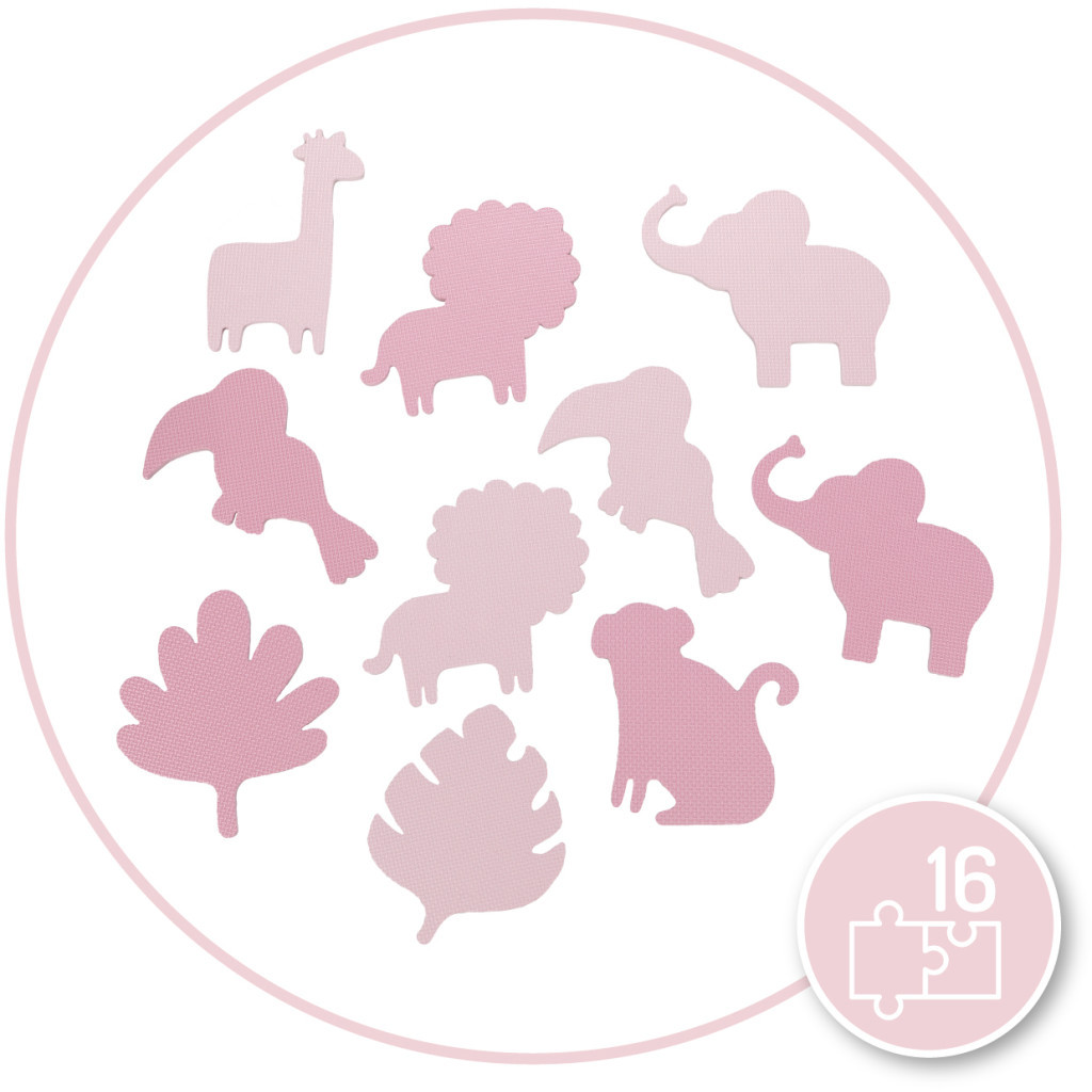Дитячий килимок MoMi пазл Zawi 150 х 150 см Pink (MAED00012) - зображення 8