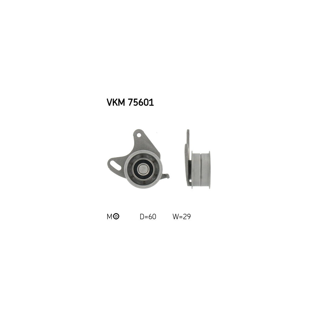 Ролик натягувача ременя SKF VKM 75601 - зображення 1