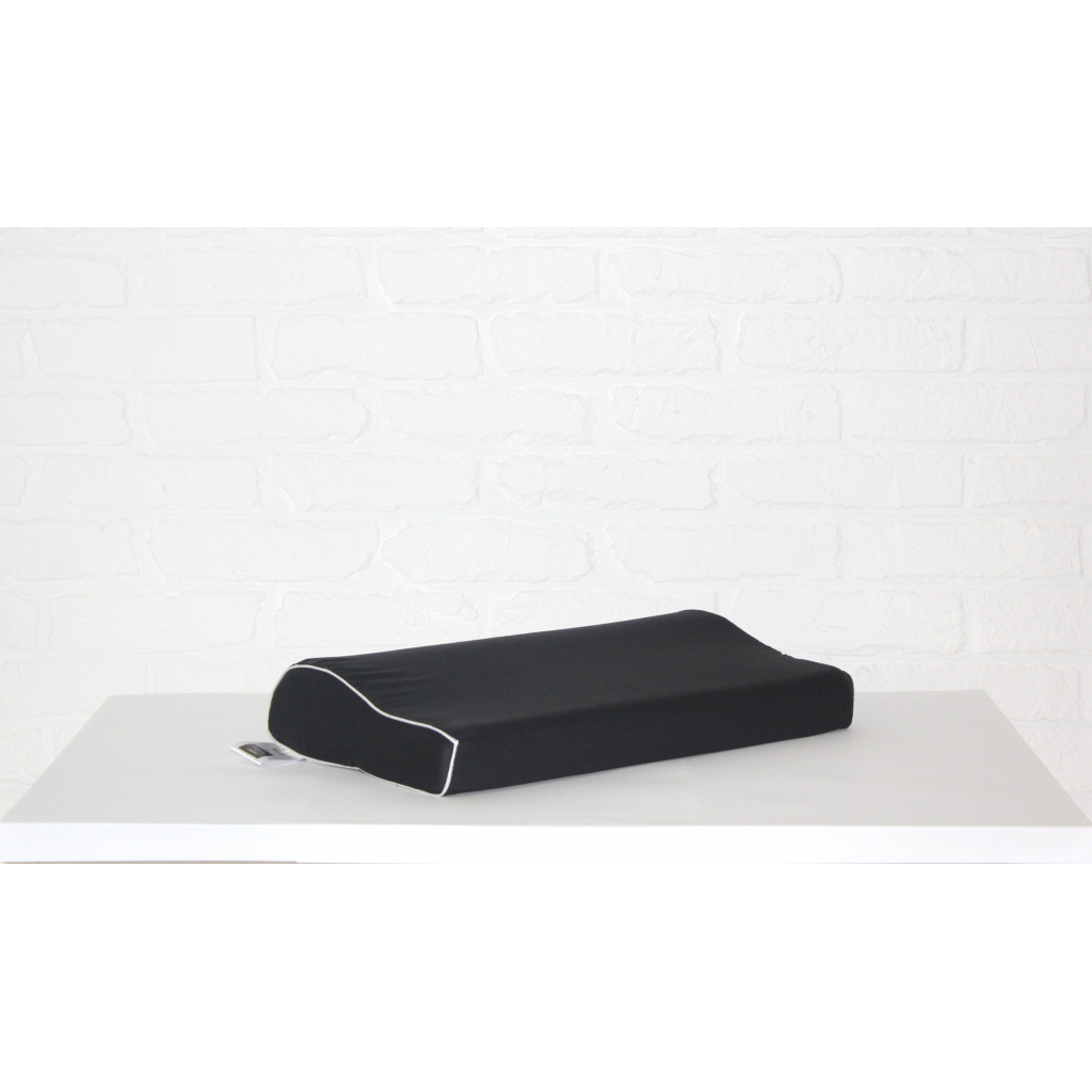Подушка MirSon ортопедична 6113 Delicate satin Black Pearl Kiddy Boy 50х29х5/8 (2200003262674) - зображення 3