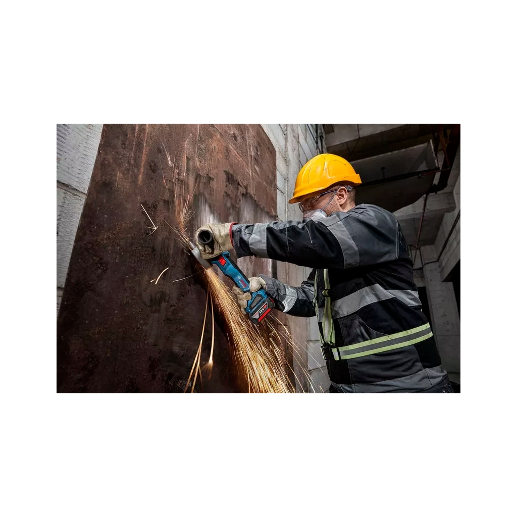 Шліфувальна машина Bosch GWS 18V-11 125мм, 18В, 2x5Ah, 0-9000об/хв, 1.7кг, кейс (0.601.9N4.103) - изображение 8