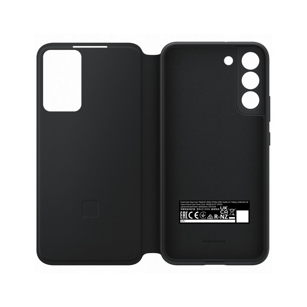 Чохол до мобільного телефона Samsung Smart Clear View Cover Galaxy S22 Plus Black (EF-ZS906CBEGRU) - зображення 4