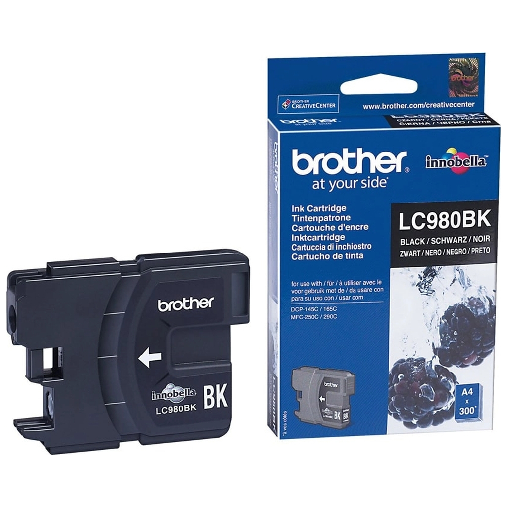 Картридж Brother DCP-145C/165C,MFC250C black (LC980BK) - зображення 1
