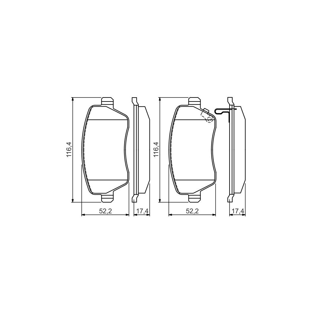 Гальмівні колодки Bosch 0 986 494 573 - зображення 5