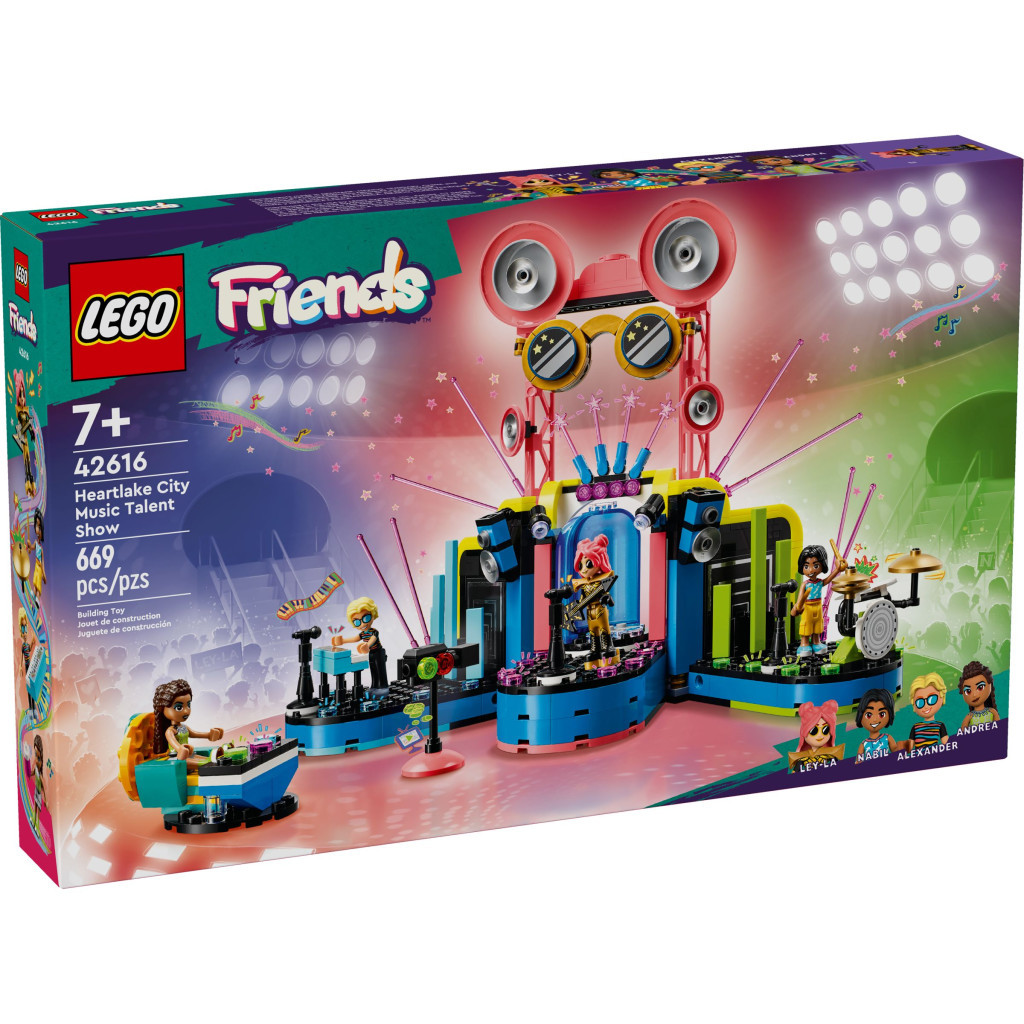 Конструктор LEGO Friends Музичне шоу талантів Хартлейк-Сіті 669 деталей (42616) - зображення 1