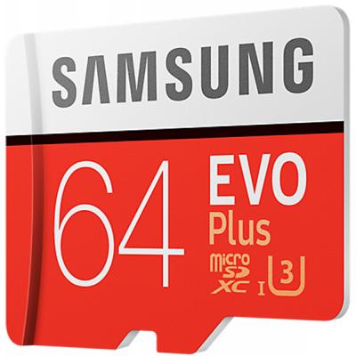 Карта пам'яті Samsung 64GB microSD class 10 EVO PLUS UHS-I (MB-MC64GA/RU) - зображення 3