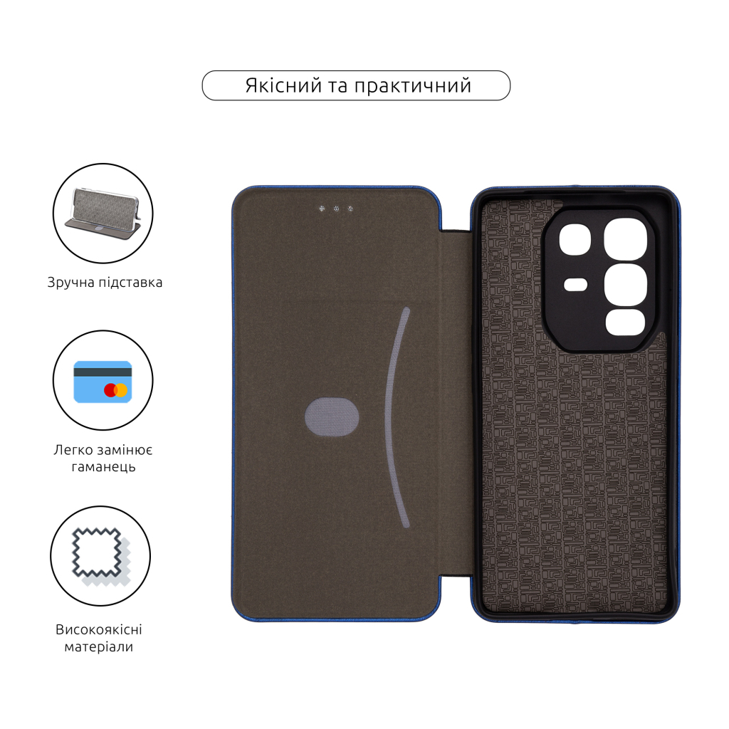 Чохол до мобільного телефона Armorstandart G-Infinix Note 50 Pro Plus 5G Blue (ARM85363) - зображення 3
