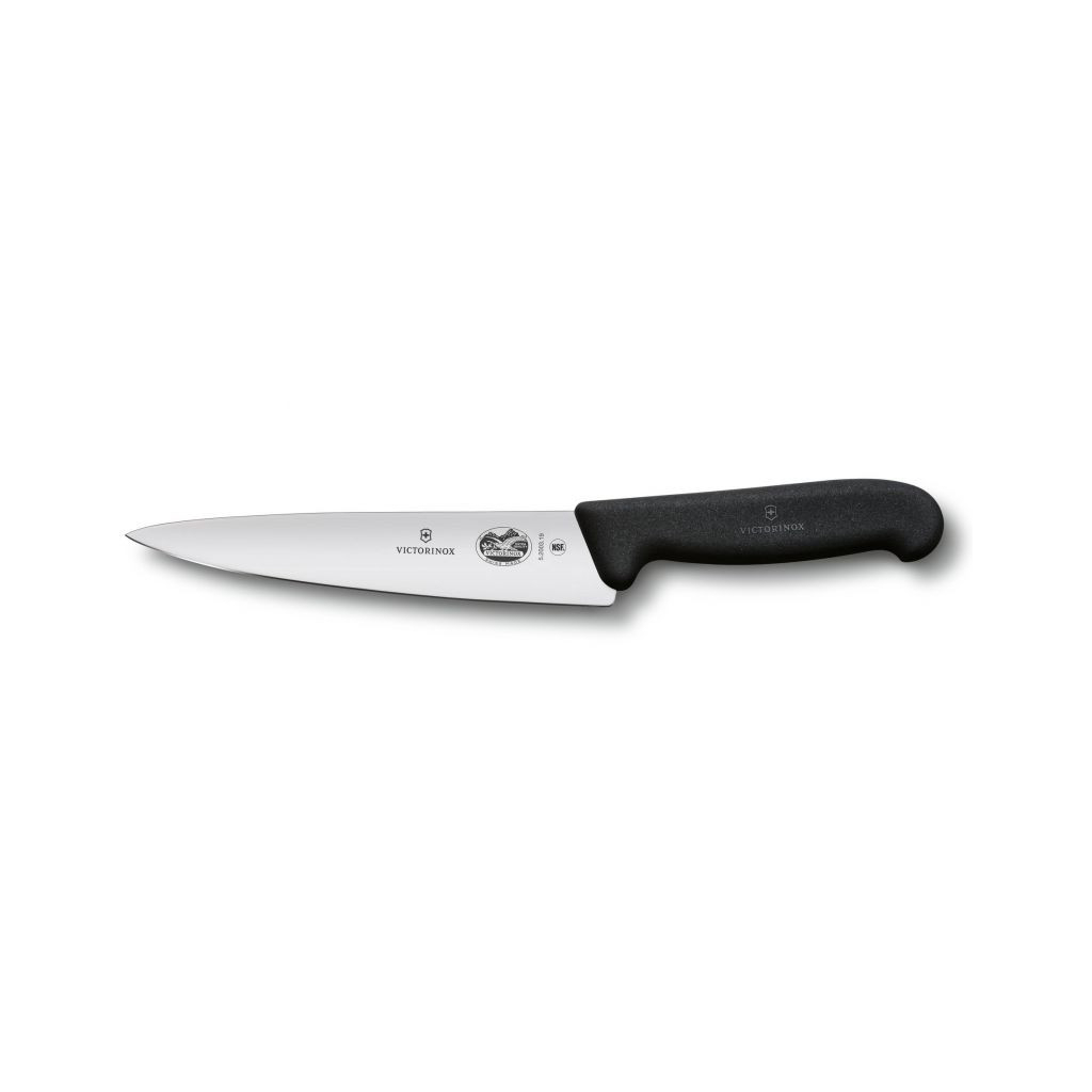 Кухонний ніж Victorinox Fibrox Carving 19 см Black (5.2003.19) - зображення 1