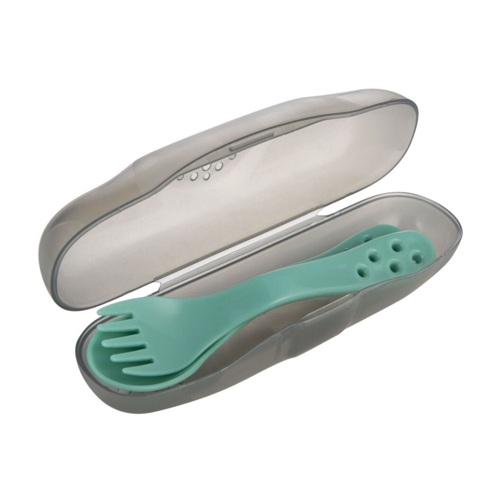 Набір дитячого посуду Canpol babies столові прибори в футлярі - бірюзовий (74/019_tur) - picture 3