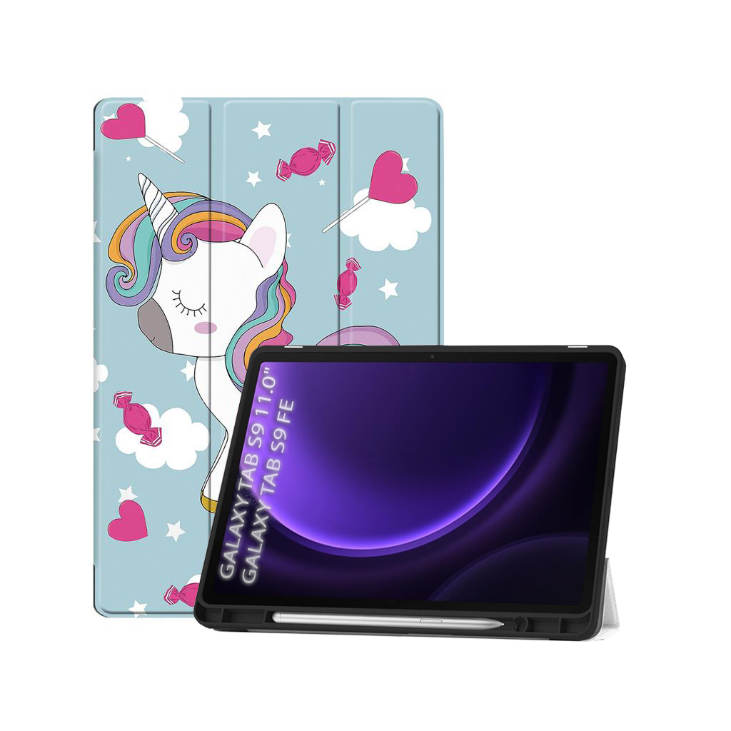 Чохол до планшета BeCover Flexible TPU Mate Samsung Tab S9 (SM-X710/SM-X716)/S9 FE (SM-X510/SM-X516B) 11.0" Unicorn (712536) - зображення 1