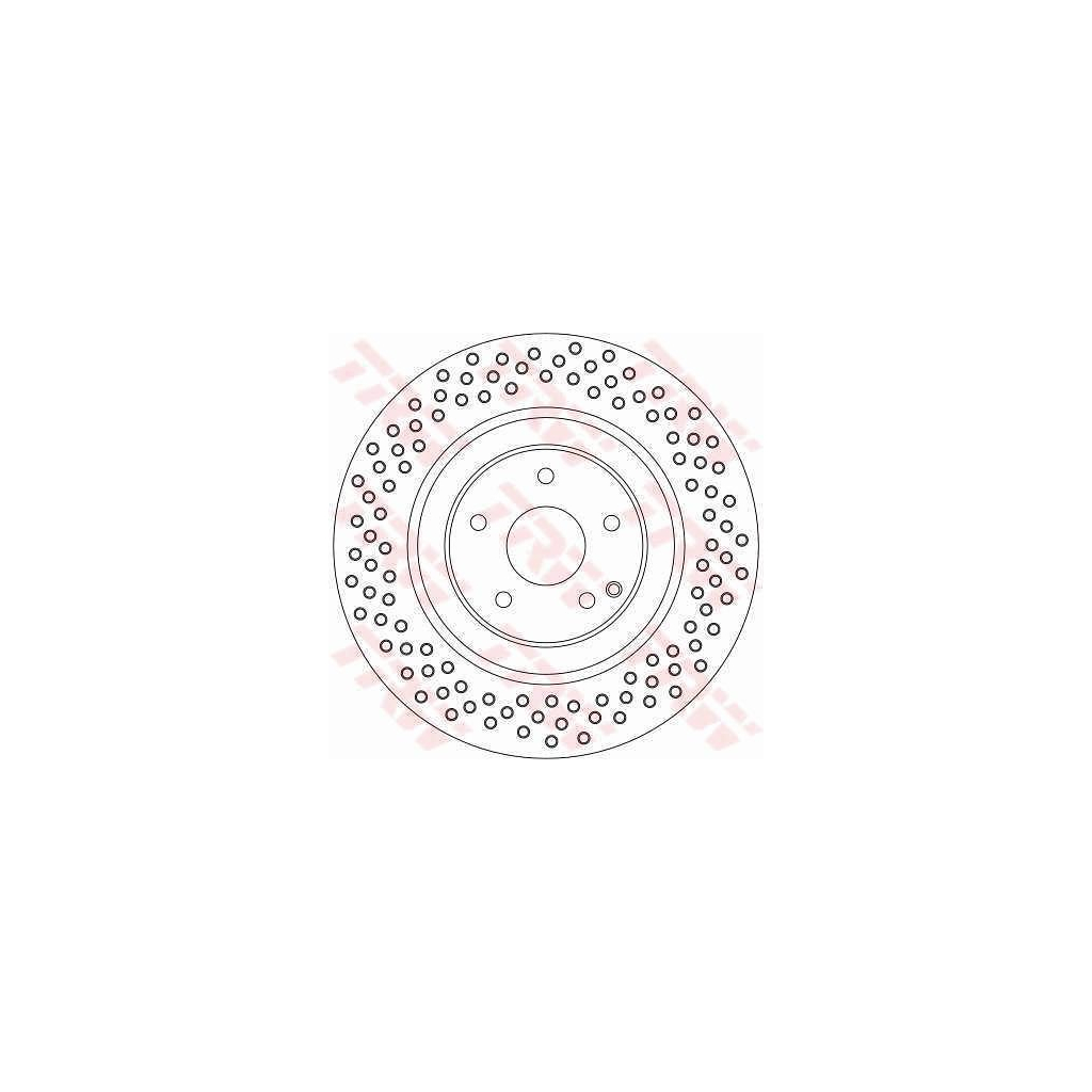 Гальмівний диск TRW DF4341S - зображення 2