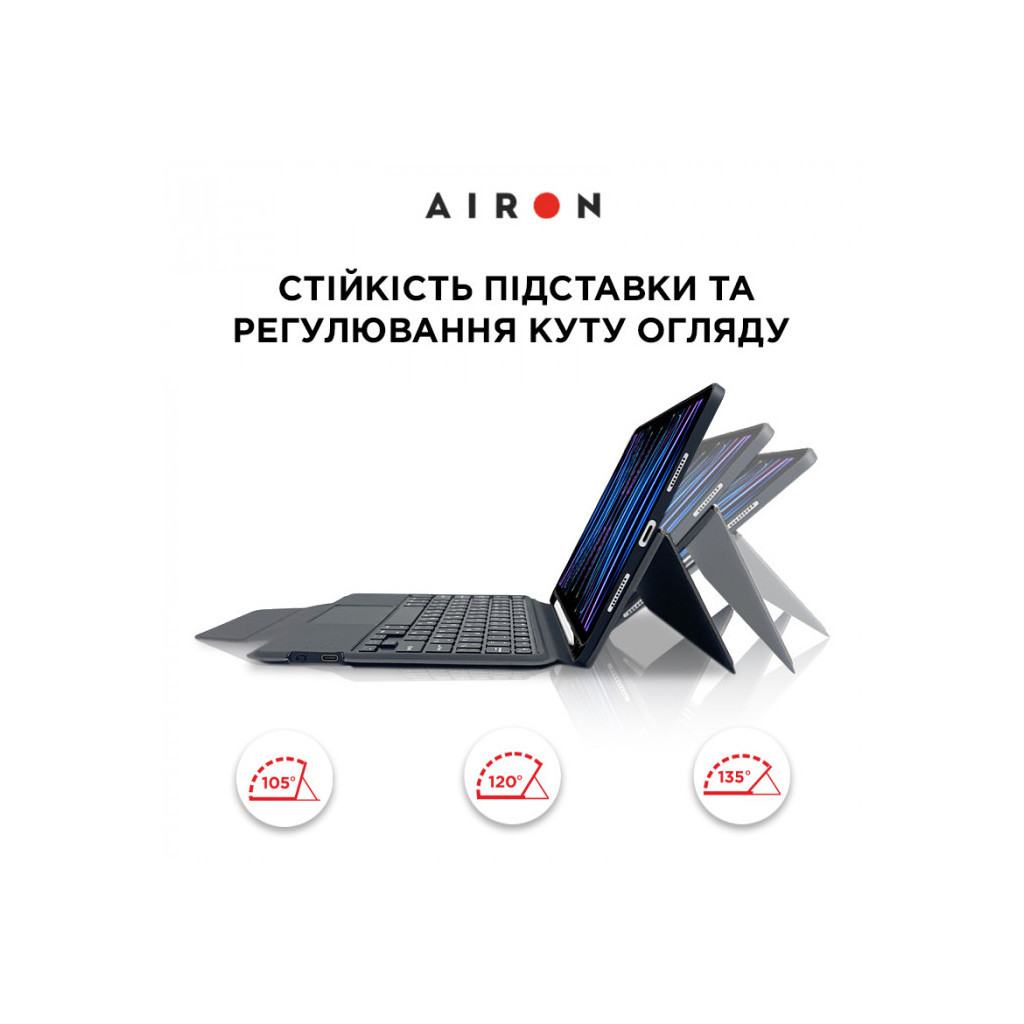 Чохол до планшета AirOn Premium iPad Pro 11 2018/2020/2021 with Keyboard (4822352781096) - зображення 7