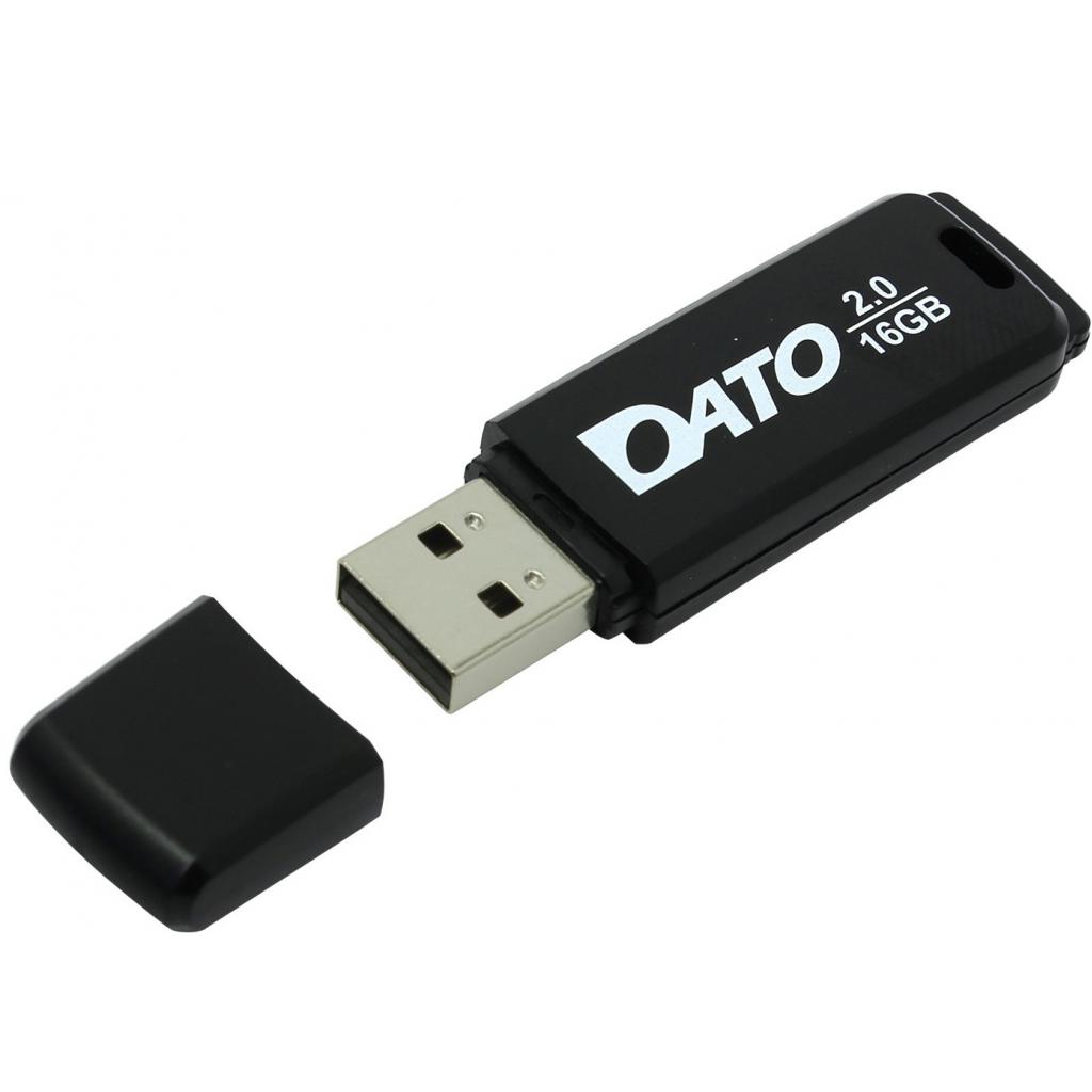 USB флеш накопичувач Dato 16GB DB8001 Black USB 2.0 (DB8001K-16G) - зображення 2