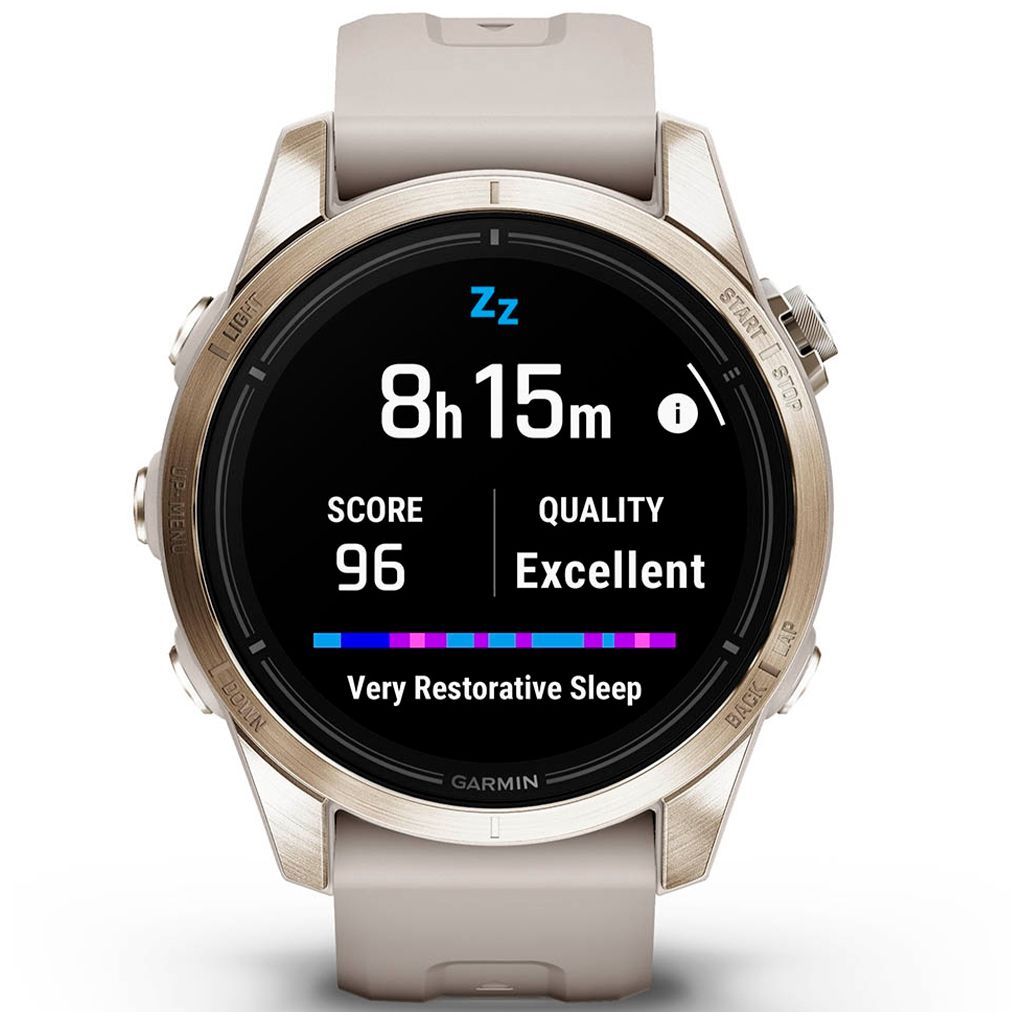 Смарт-годинник Garmin EPIX PRO (g2), 42mm, Saph, Soft Gold SS, Lt. Sand, GPS смарт (010-02802-11) - зображення 2