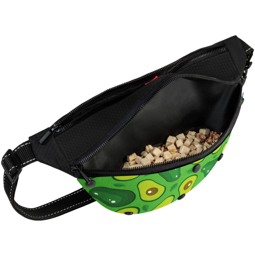 Поясна сумка-бананка для собак WAUDOG Textile "Авокадо" 33х17х10 см (5697) - зображення 3