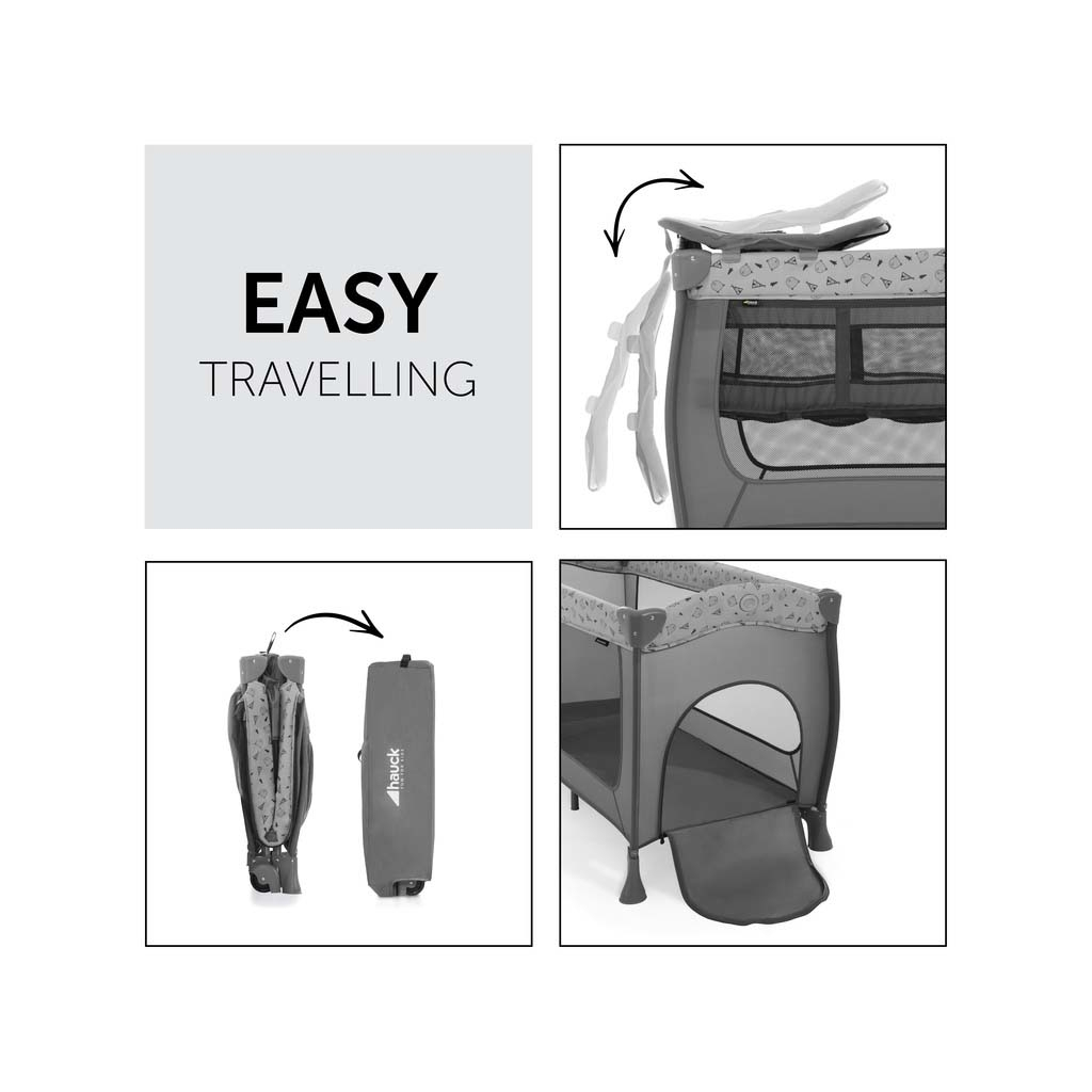 Дитячий манеж Hauck Sleep N Play Teddy Grey (60067-2) - зображення 10