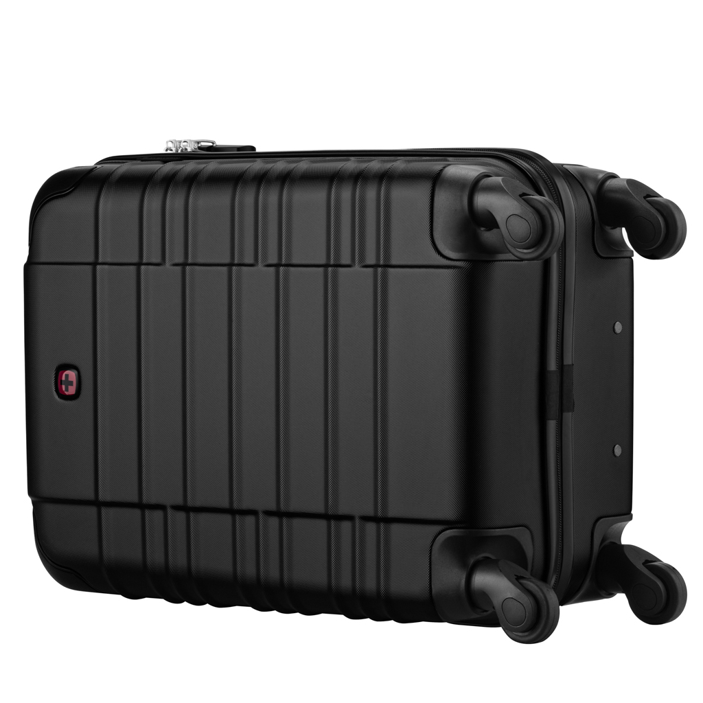 Валіза Wenger Amplar, мала, пластик, 4 колеса, чорна (653143) - зображення 8