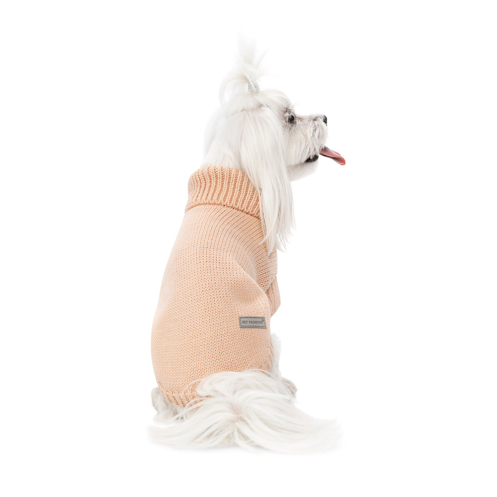 Светр для тварин Pet Fashion Sam XS персиковий (4823082439188) - зображення 4