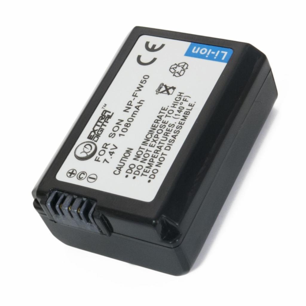 Акумулятор до фото/відео Extradigital Sony NP-FW50 (BDS2678) - изображение 4