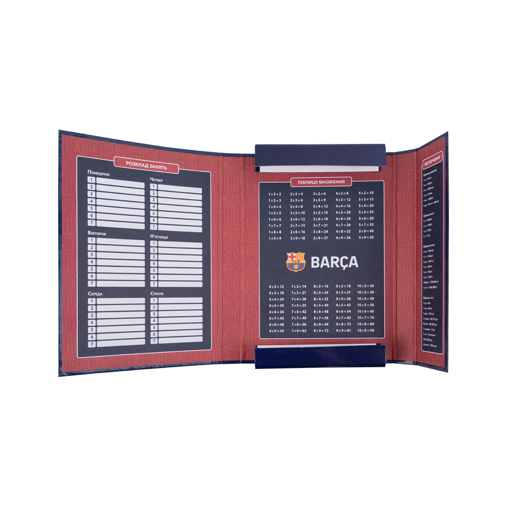 Папка для зошитів Kite В5 на гумці FC Barcelona (BC25-210) - зображення 4