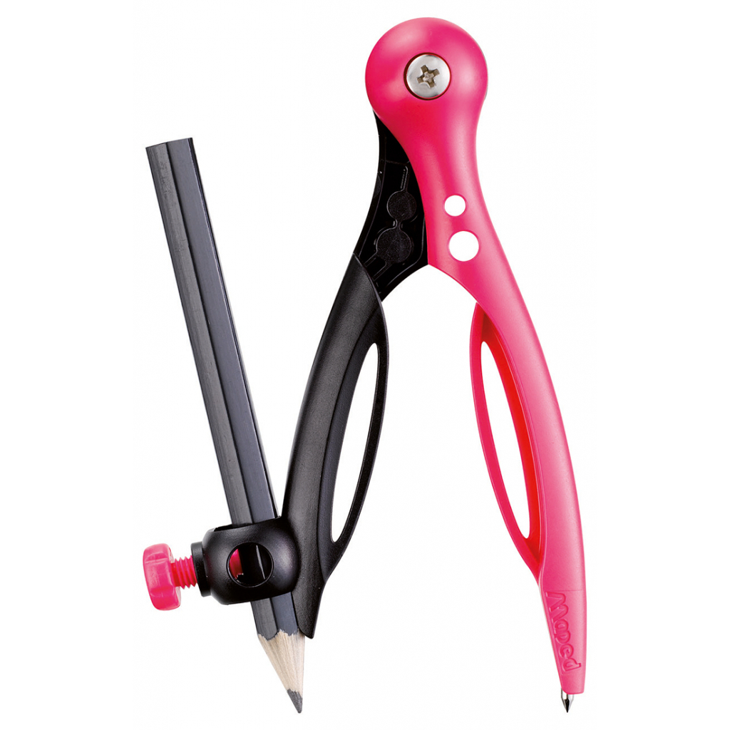 Циркуль Maped ESSENTIALS пластиковий з універсальним тримачем, асорти (MP.518110) - зображення 2